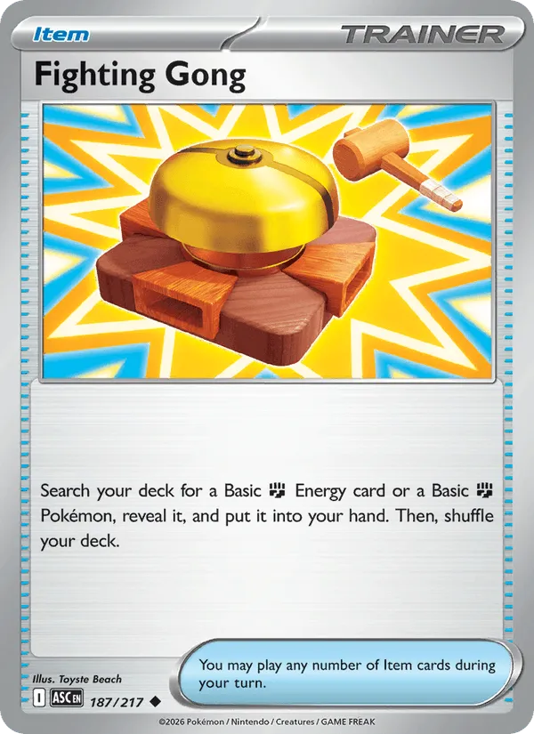 Carte Gong de Combat — Ascended Heroes Additionals