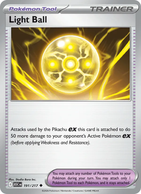 Carte Balle Lumière — Ascended Heroes Additionals
