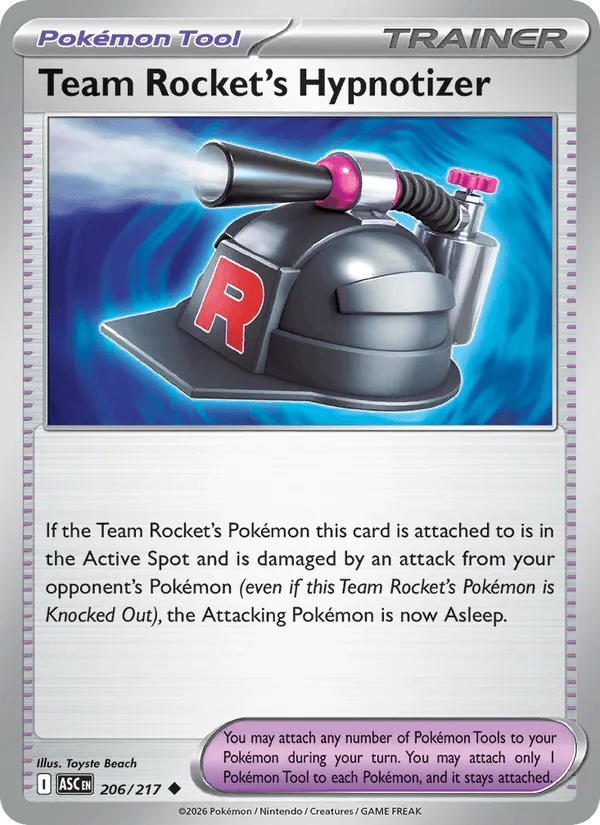 Carte Hypnotiseur de la Team Rocket — Ascended Heroes Additionals