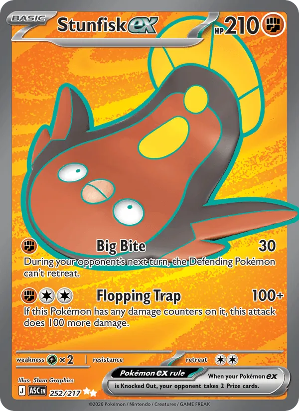 Carte Stunfisk ex — Ascended Heroes Additionals