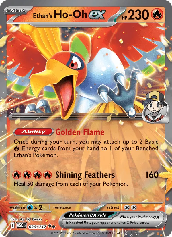 Carte Ho-Oh ex de Luth — Ascended Heroes