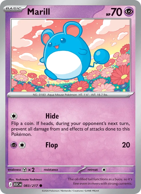 Carte Marill — Ascended Heroes