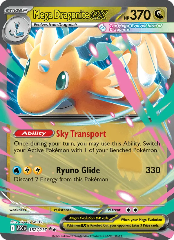Carte Mega Dracolosse ex — Ascended Heroes