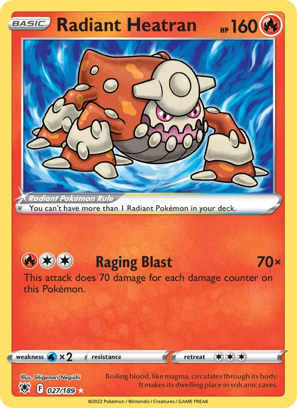Carte Heatran Radieux — Astral Radiance