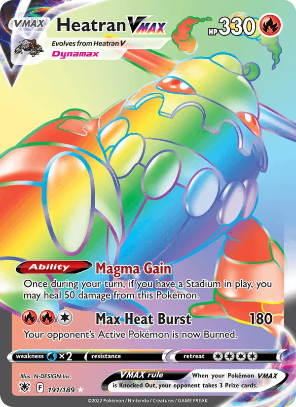 Carte Heatran VMAX — Astral Radiance