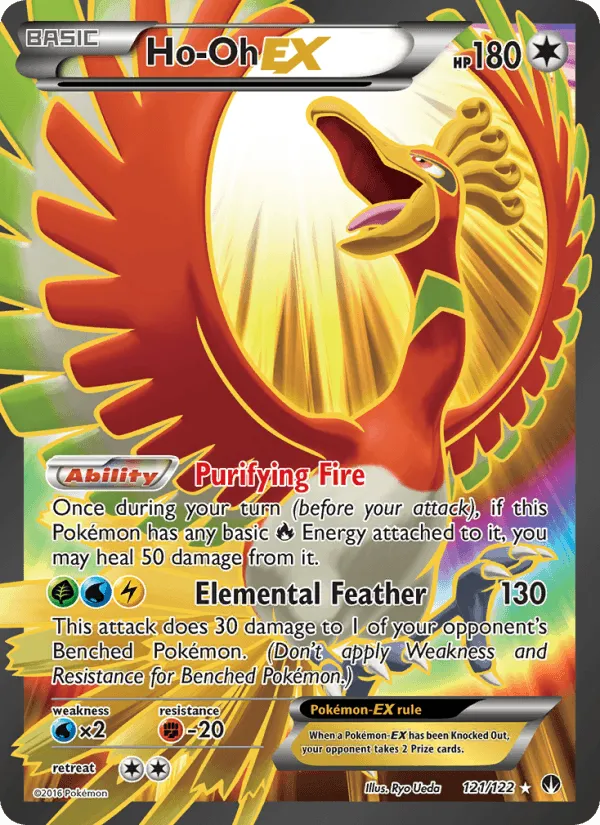 Carte Ho-Oh EX — BREAKpoint