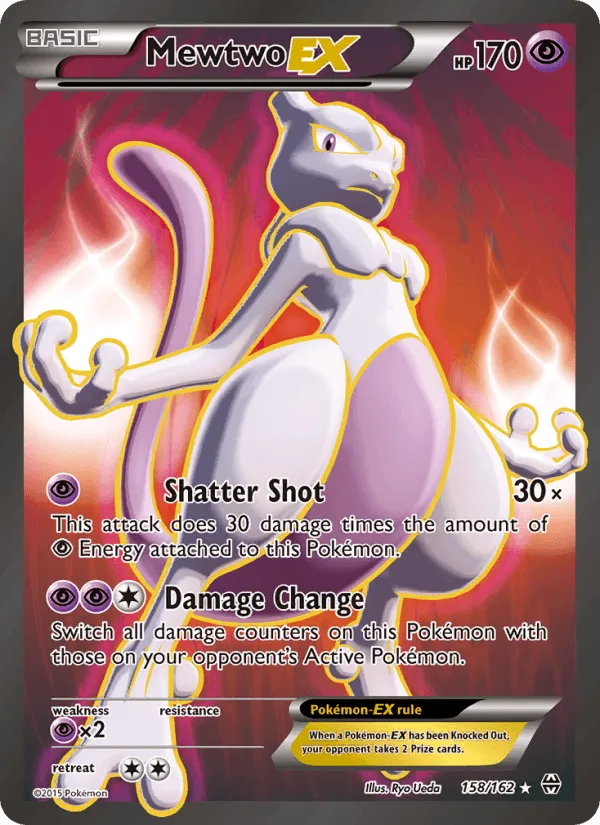 Carte Mewtwo-EX — BREAKthrough