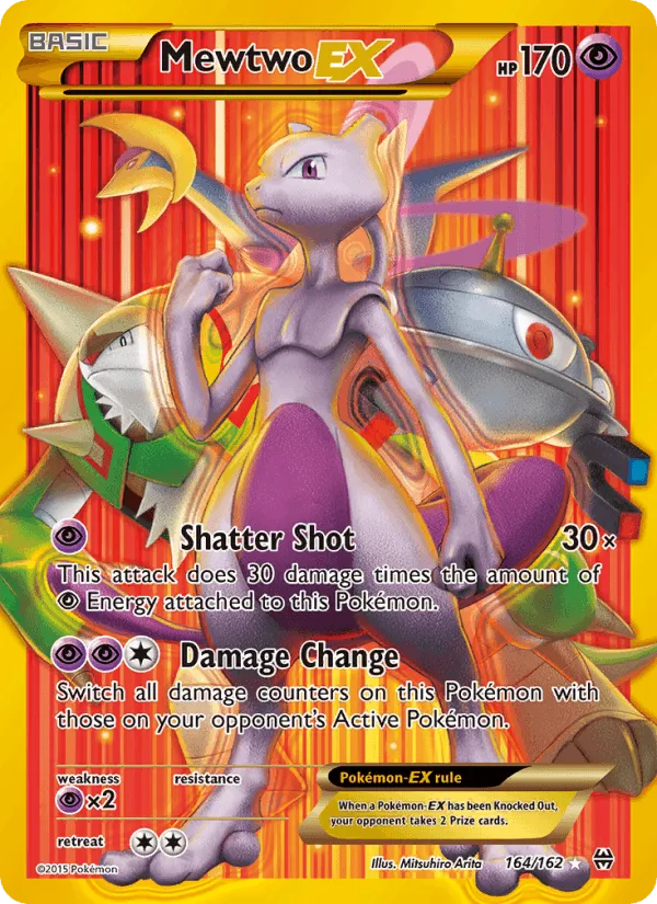 Carte Mewtwo-EX — BREAKthrough