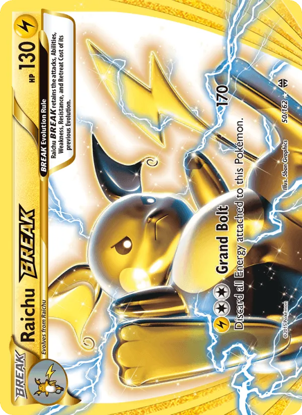 Carte Raichu TURBO — BREAKthrough