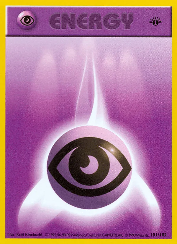 Carte Basic Psychic Energy — Base Set