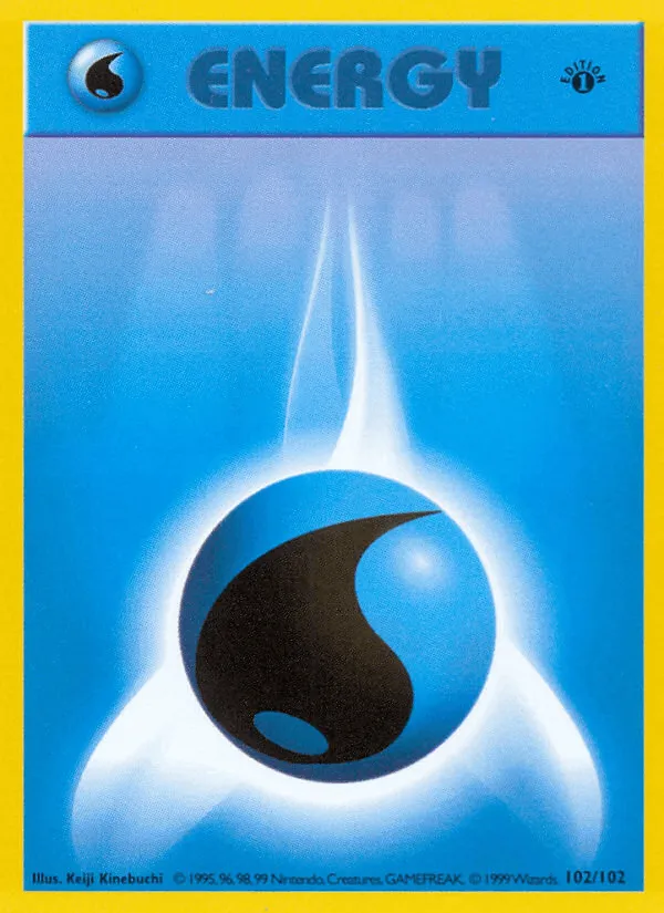 Carte Basic Water Energy — Base Set