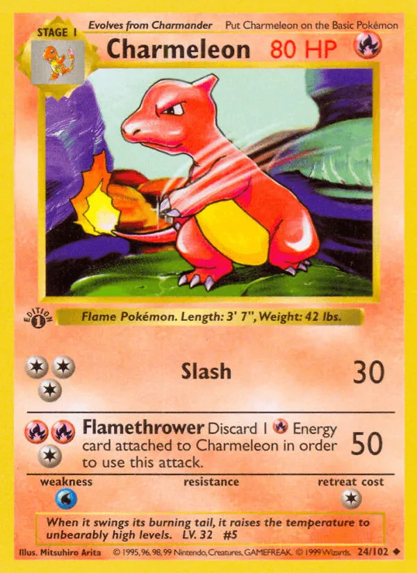 Carte Reptincel — Base Set