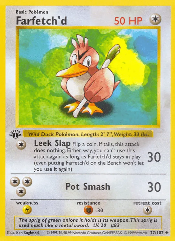 Carte Canarticho — Base Set