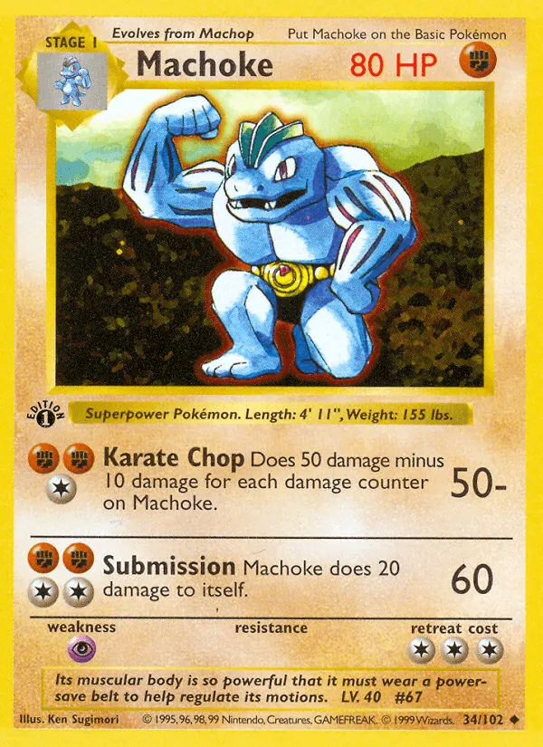 Carte Machopeur — Base Set