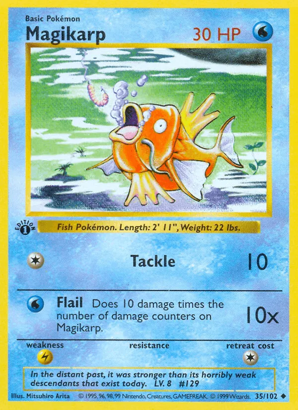 Carte Magicarpe — Base Set