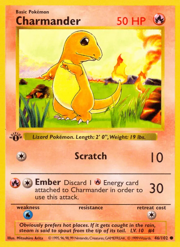 Carte Salamèche — Base Set