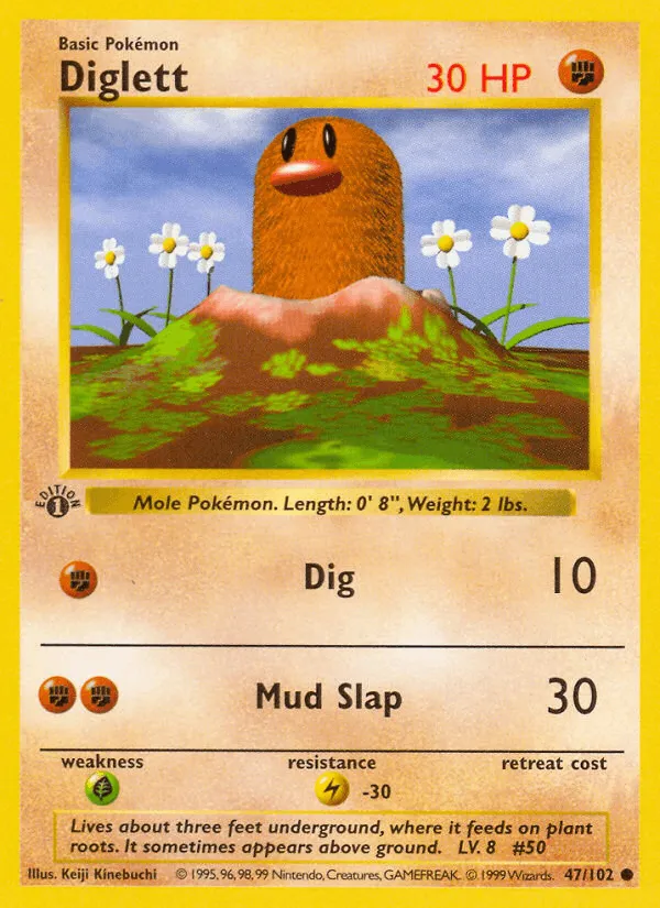 Carte Taupiqueur — Base Set