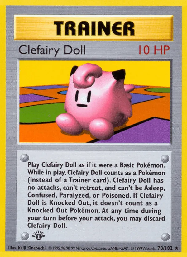 Carte Peluche Mélofée — Base Set