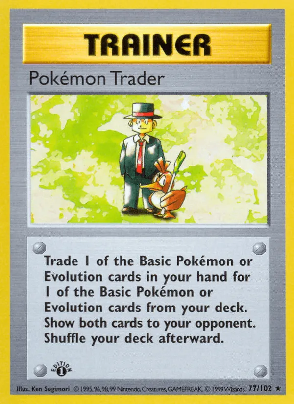 Carte Marchand de Pokémon — Base Set