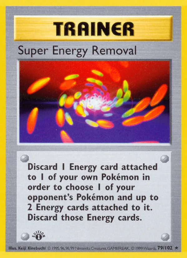 Carte Double Suppression d'Énergie — Base Set