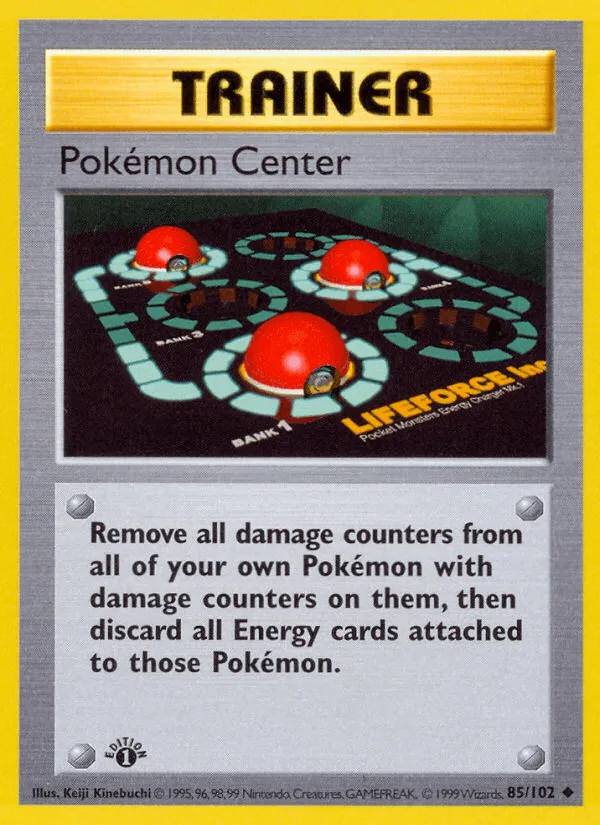 Carte Centre Pokémon — Base Set