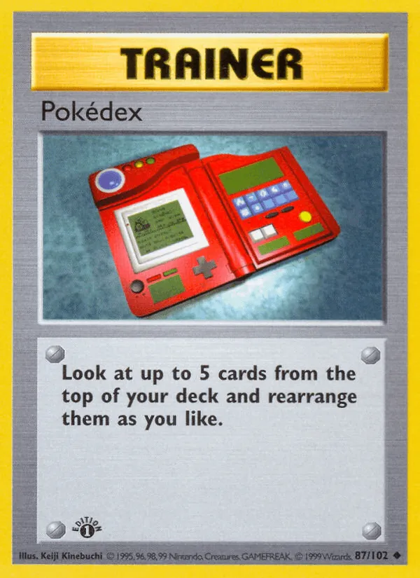 Carte Pokédex — Base Set