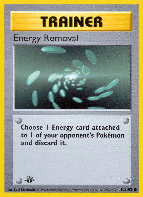 Carte Supression D'Énergie — Base Set