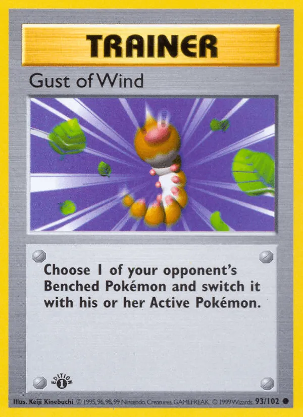 Carte Rafale de vent — Base Set