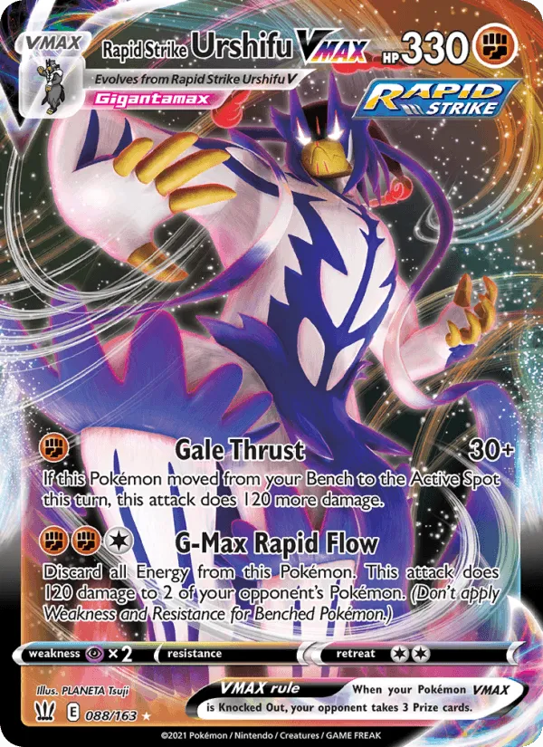 Carte Shifours Mille Poings VMAX — Battle Styles