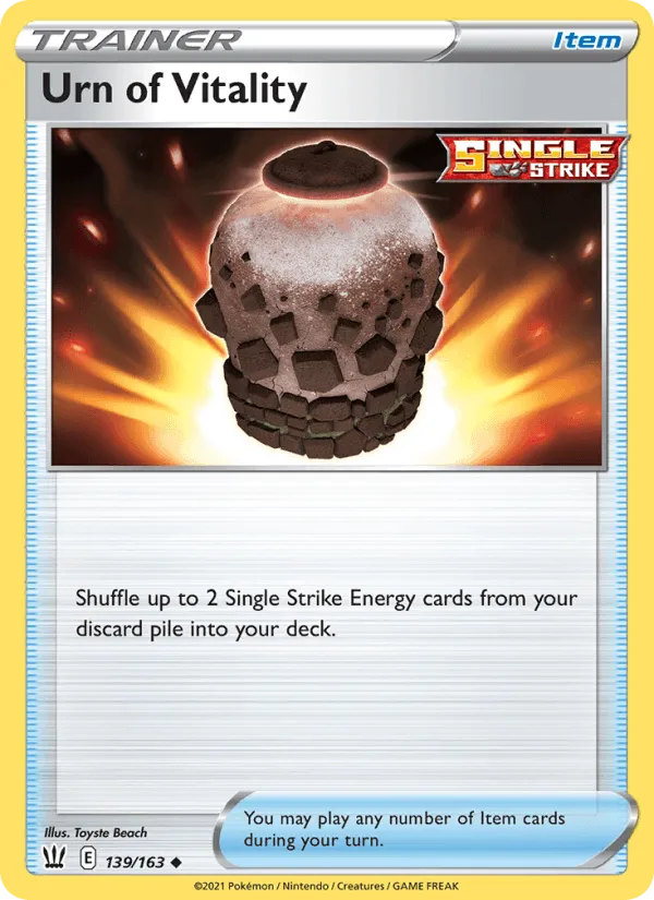 Carte Urn of Vitality — Battle Styles