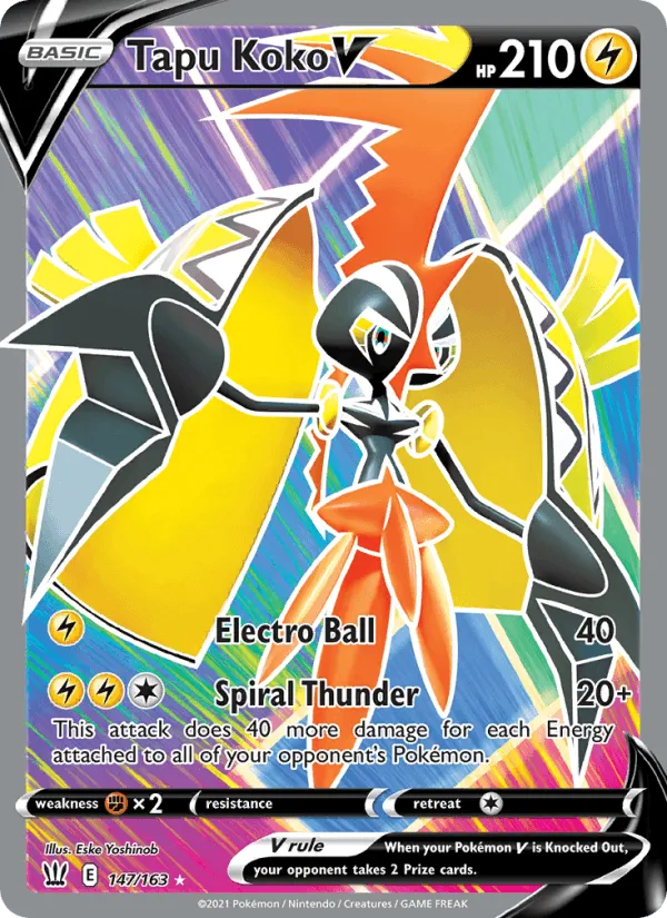Carte Tokorico V — Battle Styles