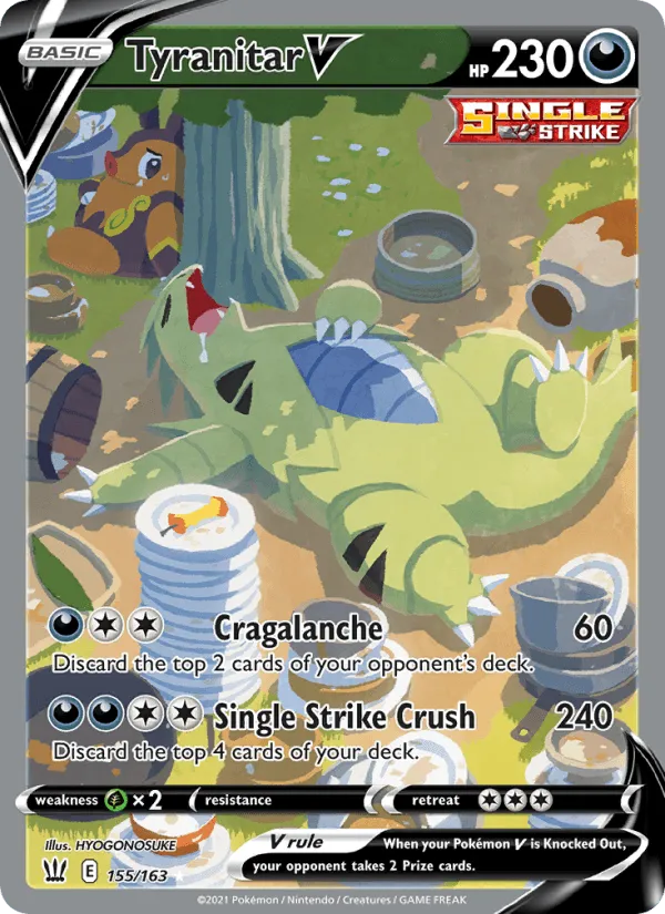 Carte Tyranocif V — Battle Styles