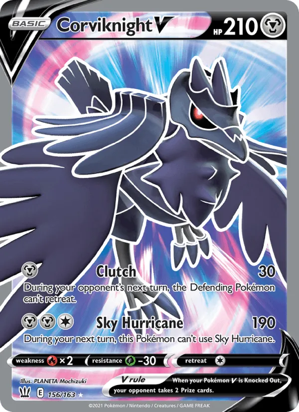 Carte Corvaillus V — Battle Styles