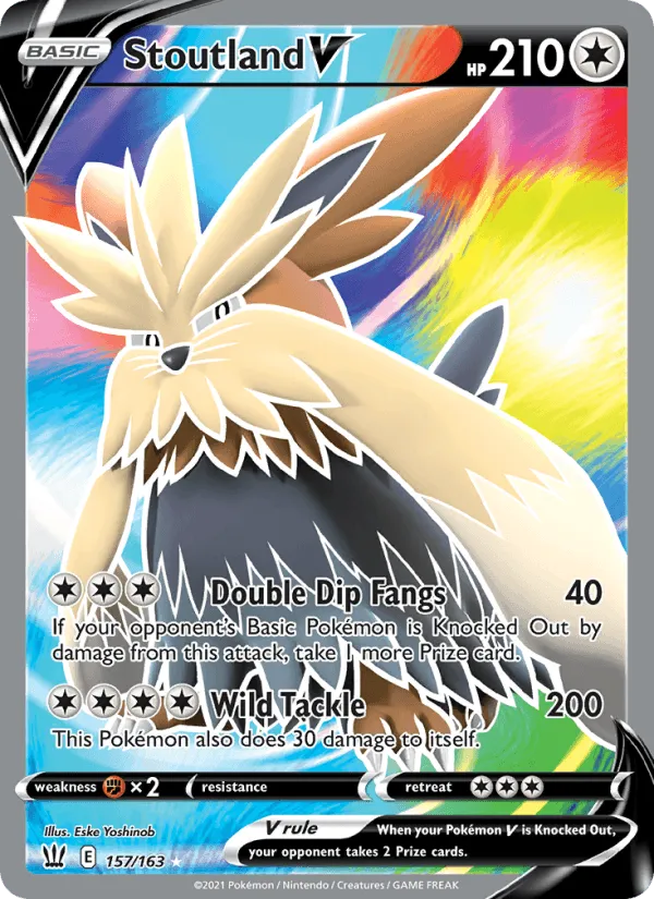 Carte Stoutland V — Battle Styles
