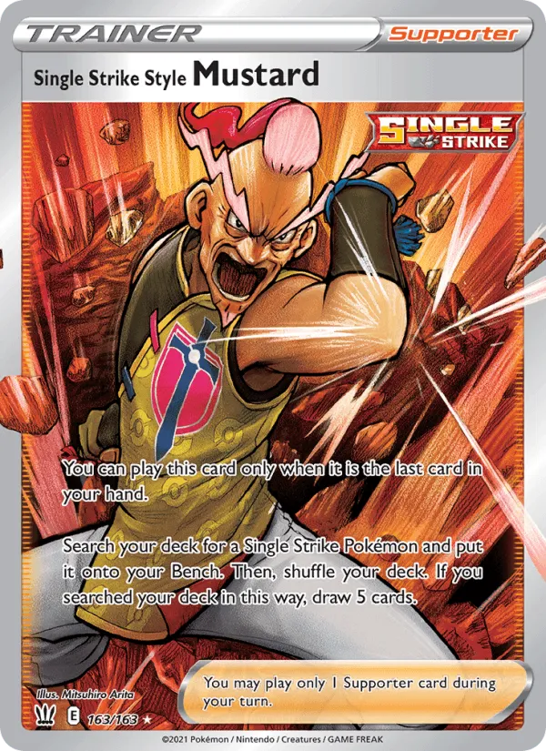 Carte Mustar Style Poing Final — Battle Styles