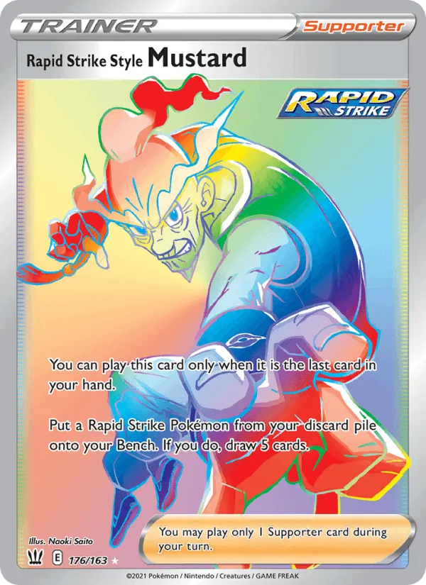 Carte Mustar Style Mille Poings — Battle Styles