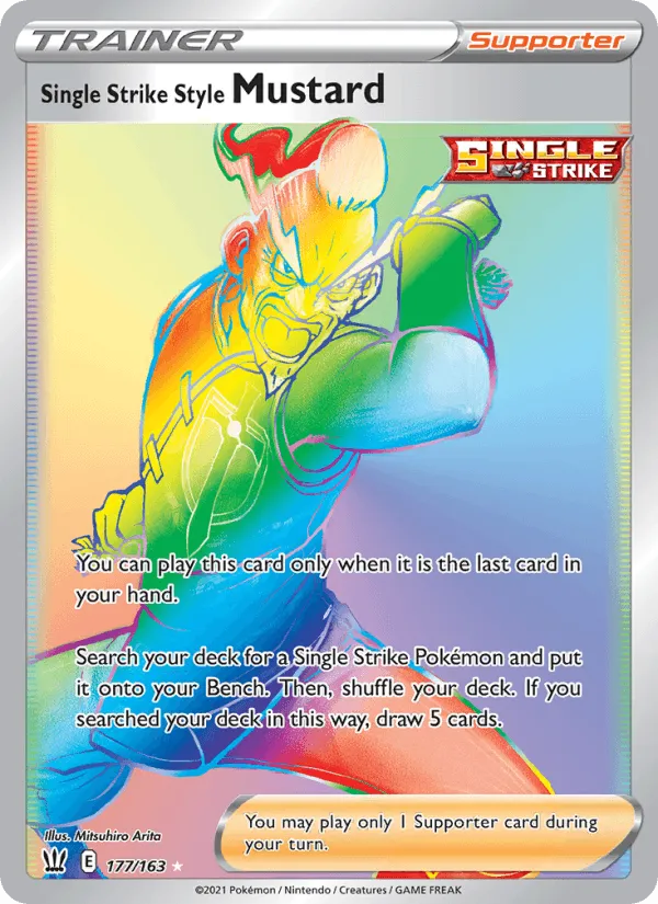 Carte Mustar Style Poing Final — Battle Styles