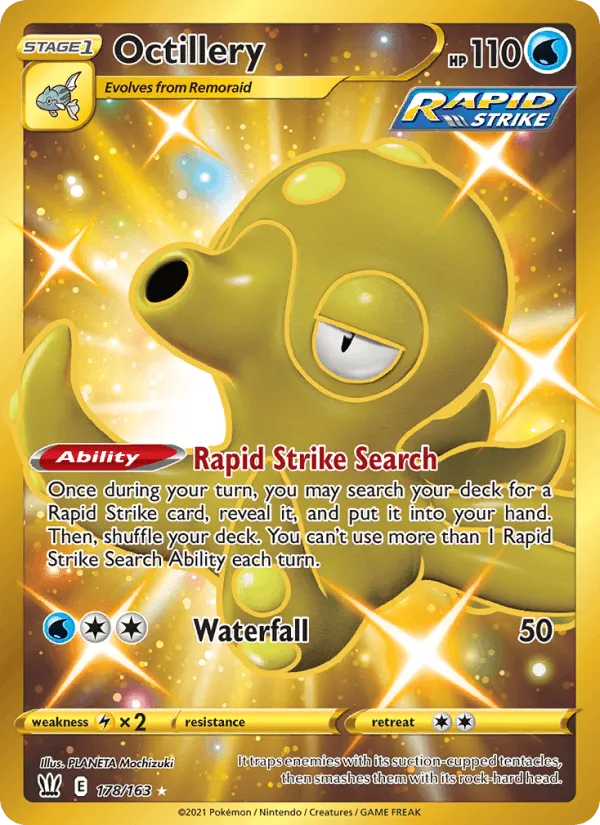 Carte Octillery — Battle Styles