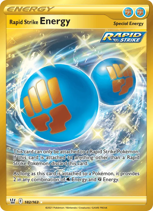 Carte Rapid Strike Energy — Battle Styles