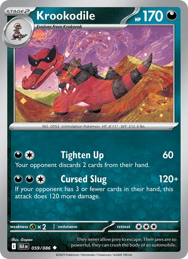Carte Crocorible — Black Bolt Additionals