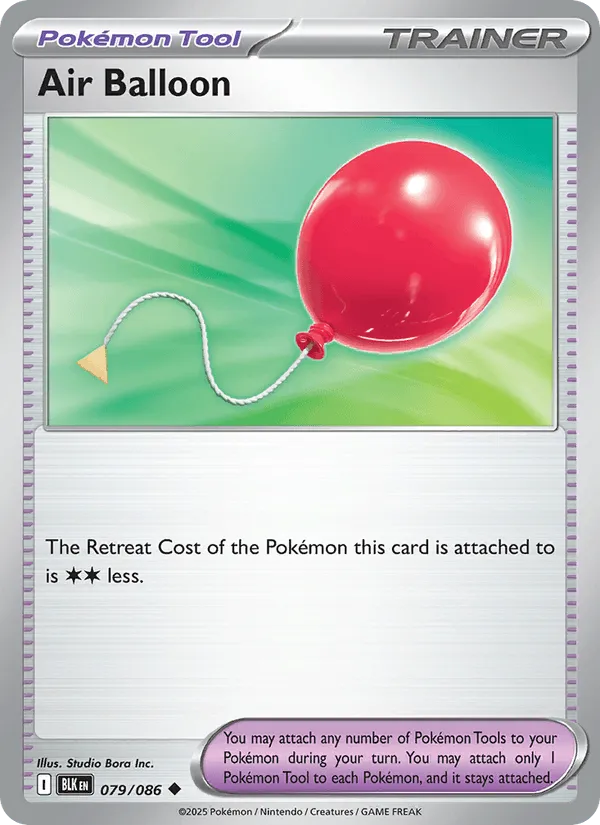 Carte Ballon — Black Bolt Additionals