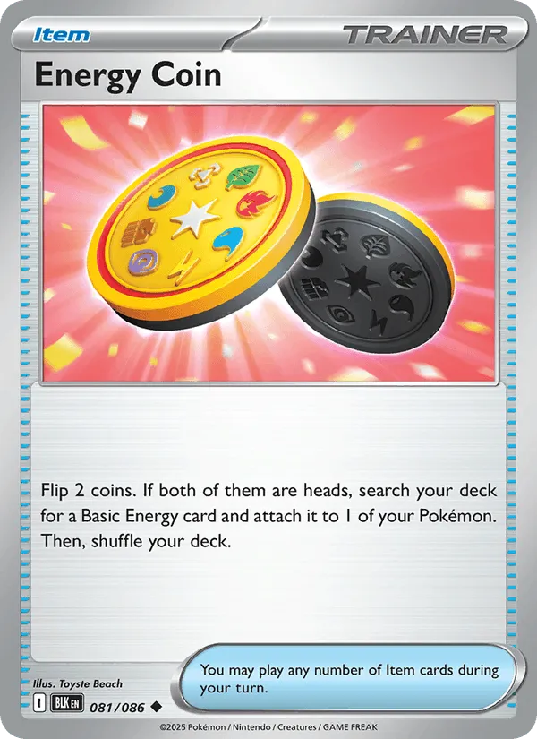 Carte Pièce Énergie — Black Bolt Additionals