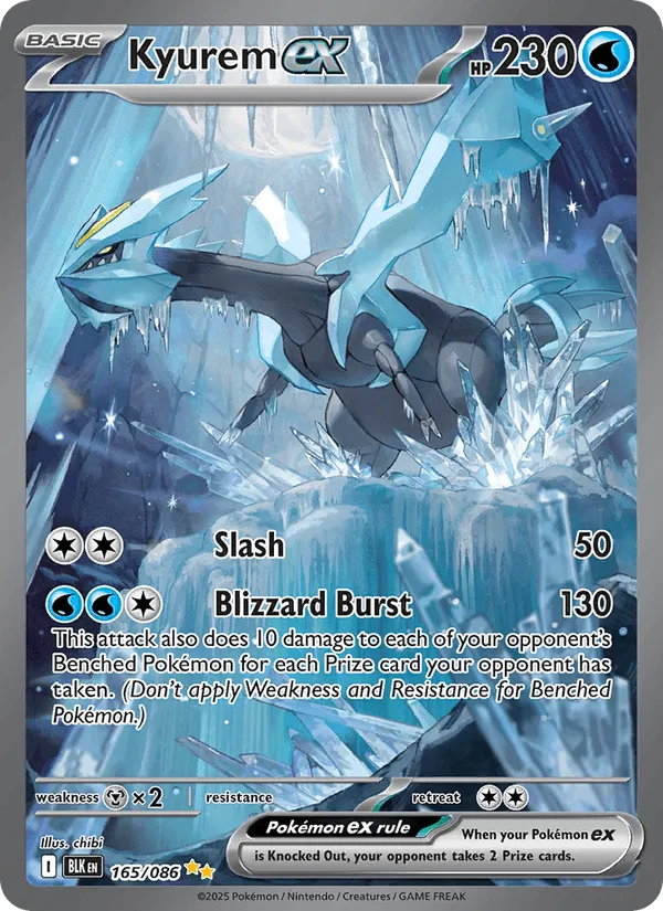 Carte Kyurem ex — Black Bolt Additionals