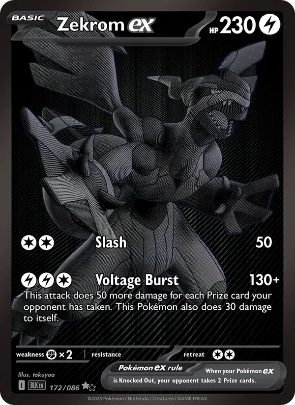 Carte Zekrom ex — Black Bolt Additionals