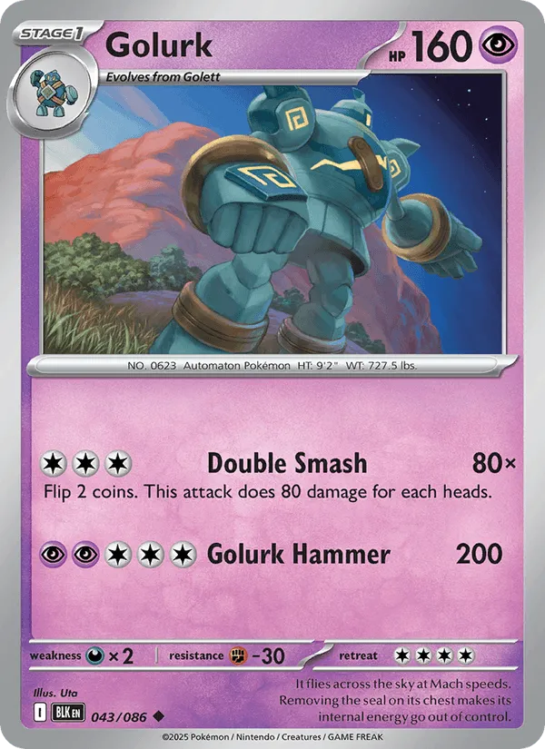 Carte Golemastoc — Black Bolt
