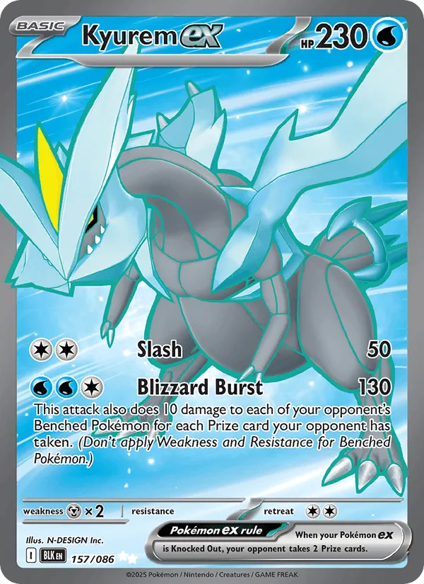 Carte Kyurem ex — Black Bolt