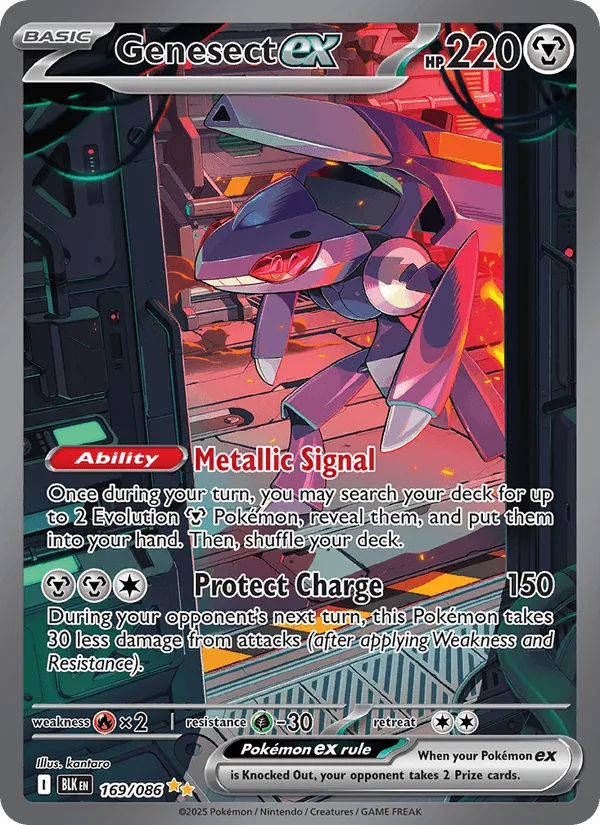 Carte Genesect ex — Black Bolt