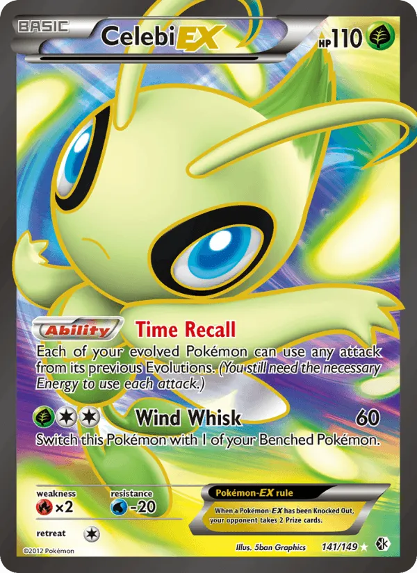 Carte Celebi EX — Boundaries Crossed