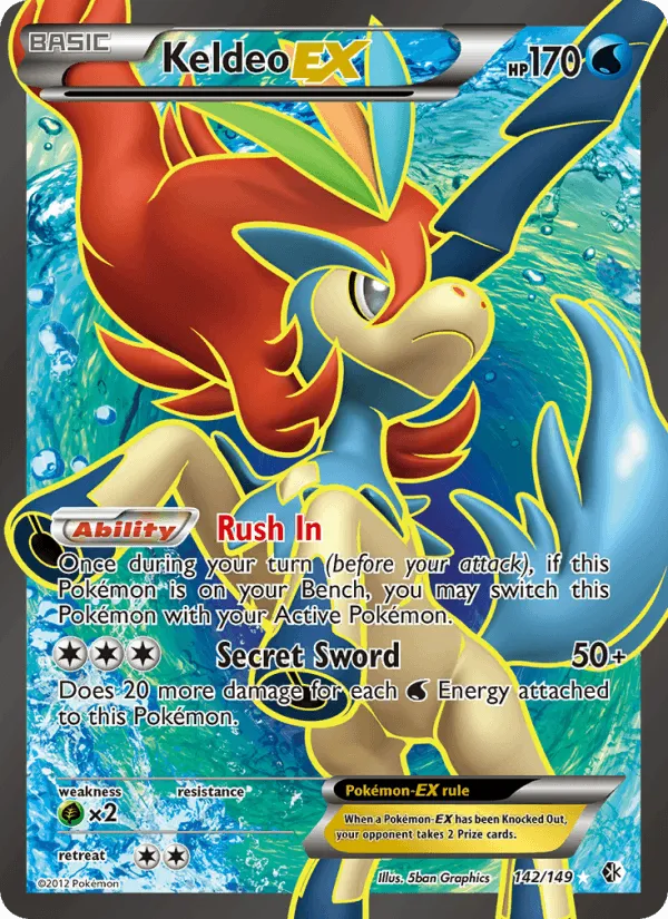 Carte Keldeo EX — Boundaries Crossed