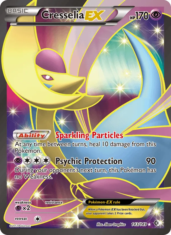 Carte Cresselia EX — Boundaries Crossed